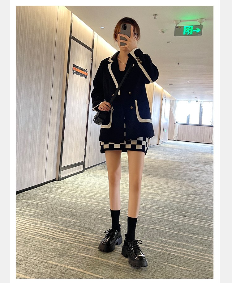 Spring new single shoes preppy style thick sole 15