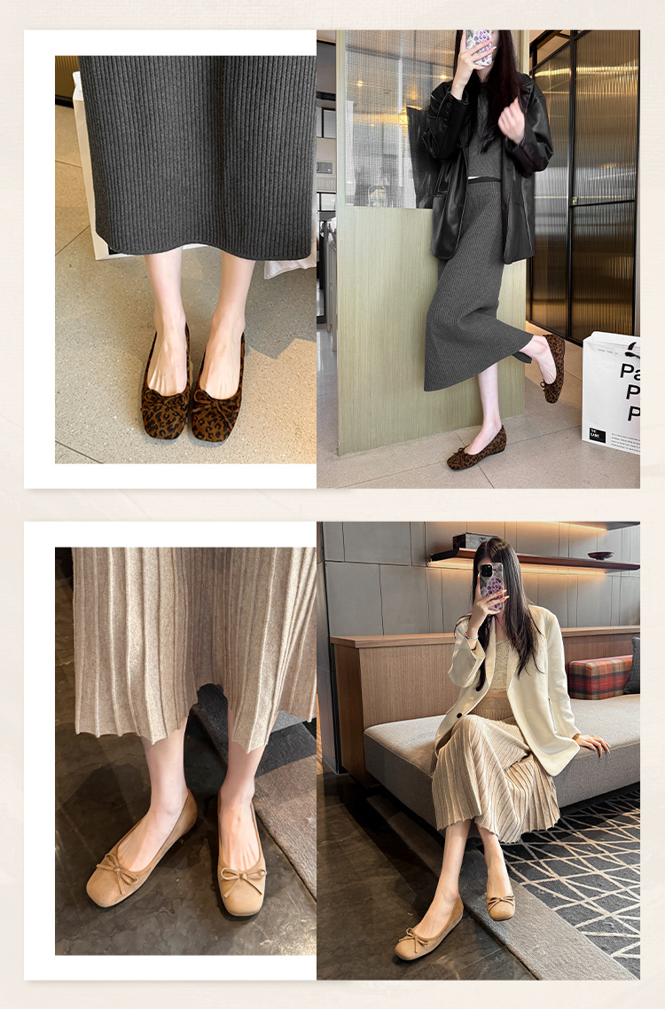 Suede flat shoes with raised heels 41 02