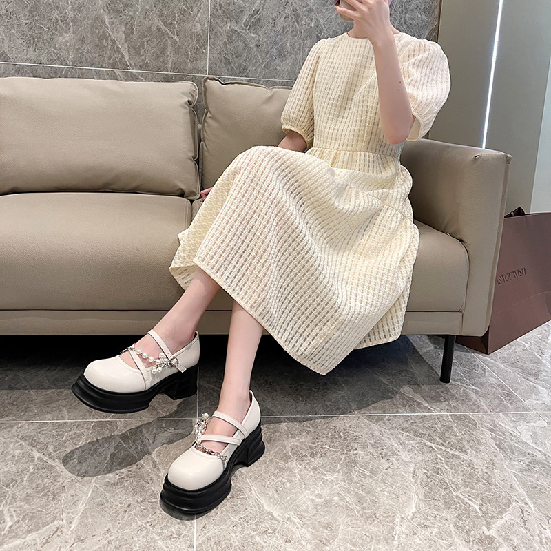 Thick-soled Mary Jane loafers 20 02