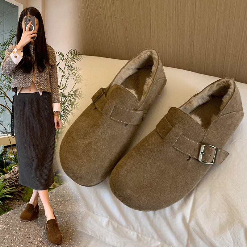 Women's all inclusive birkenstock cotton shoes 34