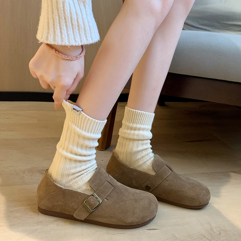 Women's all inclusive birkenstock cotton shoes 34