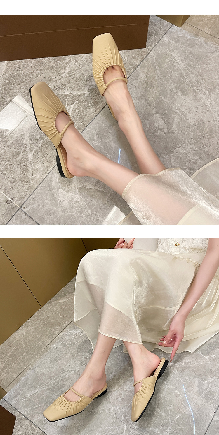 Women's outdoor sandals with open back 3