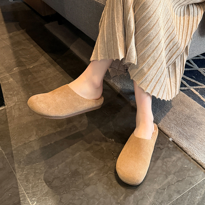 Women's retro fleece birkenstocks slippers 40 02