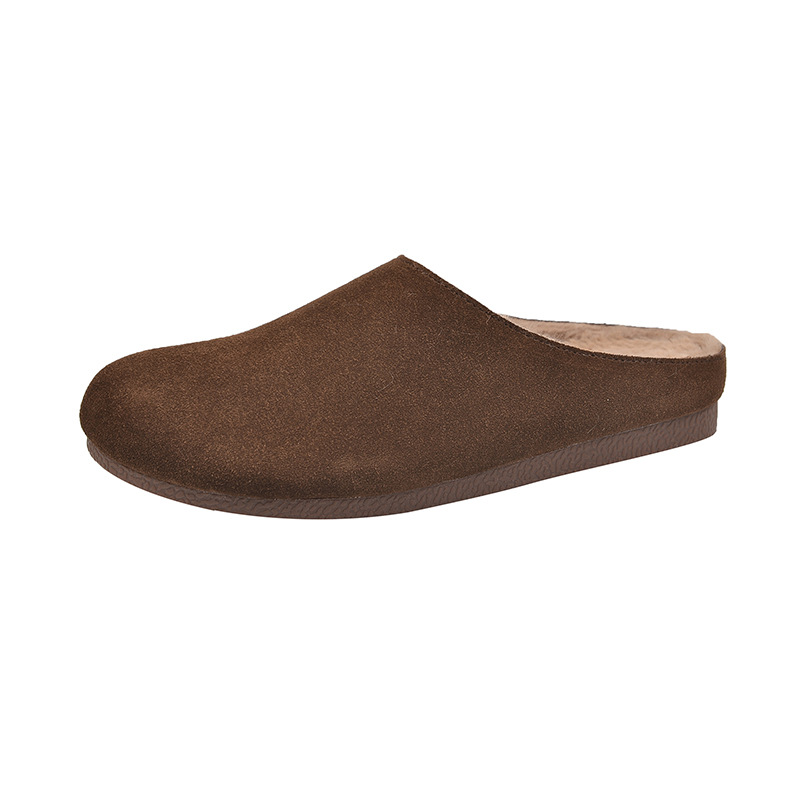 Women's retro fleece birkenstocks slippers 40